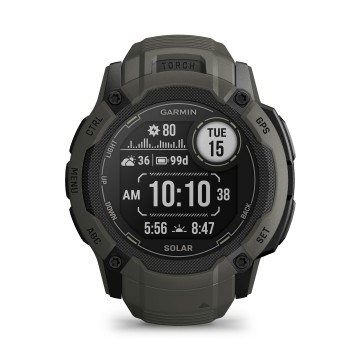 Garmin Instinct 2X Solar 50mm Watch Moss 010-02805-05