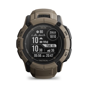Garmin Instinct 2X Solar Tactical Edition 50mm Watch Coyote Tan 010-02805-02
