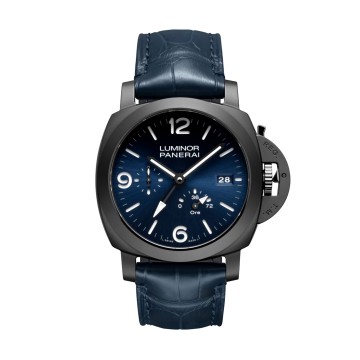 Panerai Luminor GMT Power Reserve Ceramica 44mm Mens Watch PAM01574