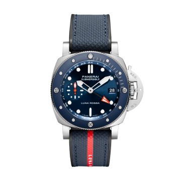 Panerai Submersible GMT Luna Rossa Titanio 42mm Watch PAM01507