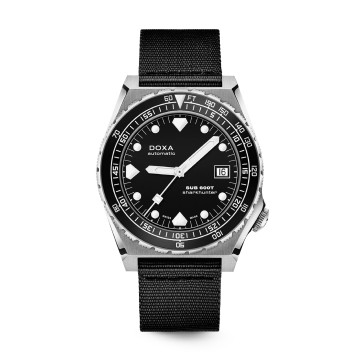 DOXA Sub 600T Sharkhunter B&W Mens Watch 861.10.101B.20