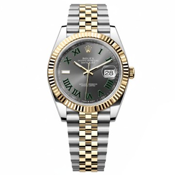 Rolex Pre-Owned Datejust Oyster 41 mm Watch 126333 Wimbledon