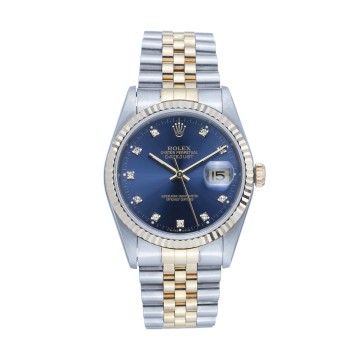 Pre-Owned Rolex Gents 36mm Datejust Diamond Watch 16233