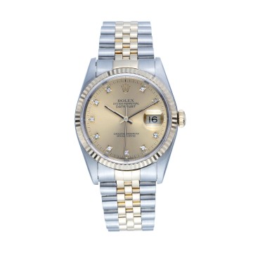 Pre-Owned Rolex Datejust Diamond 36mm Mens Watch 16233