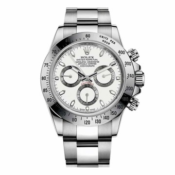 Rolex Pre-Owned Daytona 40mm Watch 116520 Steel White