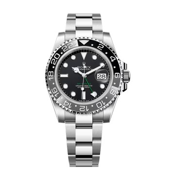 Pre-Owned Rolex GMT Master II 40mm Watch 126710GRNR Bruce Wayne