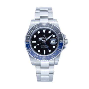 Pre-Owned Gents ROLEX GMT Master II 40mm Watch 116710BLNR