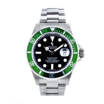 Pre-Owned Rolex 'Kermit' Gents Submariner 16610LV