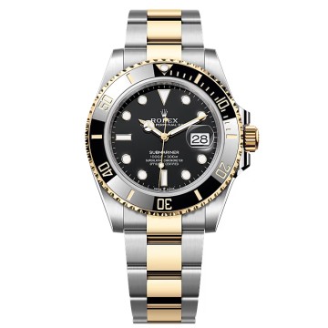Pre-Owned Rolex Submariner Date 41mm Watch 126613LN Bimetal Black