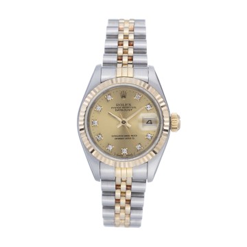 Pre-Owned Rolex Datejust Lady Diamond Watch 69173