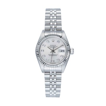 Pre-Owned Rolex Diamond Dot Datejust 26mm Ladies Watch 79174