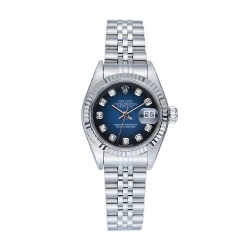 Pre-Owned Rolex Diamond Dot Datejust 26mm Ladies Watch 79174