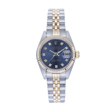 Pre-Owned Ladies Rolex Diamond Dot Datejust Watch 69173
