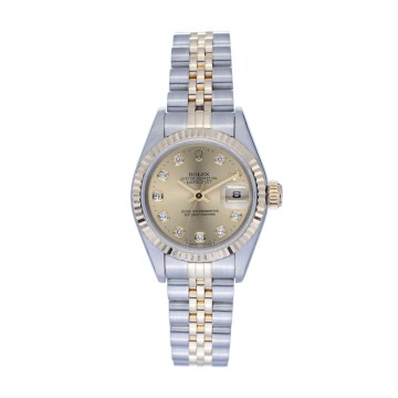 Pre-Owned Ladies Rolex Diamond Dot Datejust Watch 69173