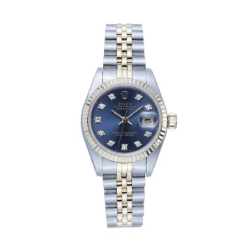Pre-Owned Rolex Ladies 26mm Datejust Diamond Watch 69173