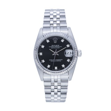 Pre-Owned Mid-Size Rolex Diamond Dial Datejust Watch 68274