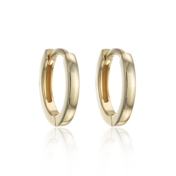 Yellow Gold Plated Micro Hoops