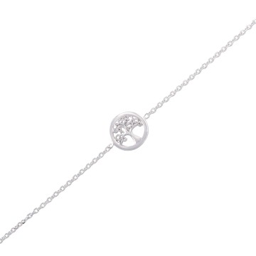 Silver Tree Bracelet