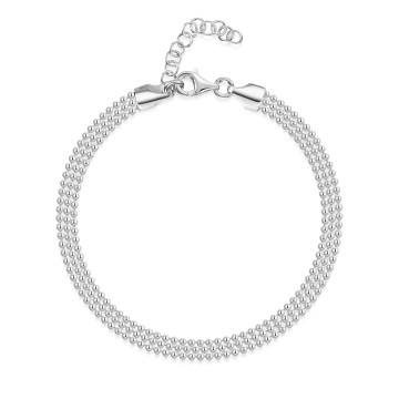 Silver Multi Strand Bracelet