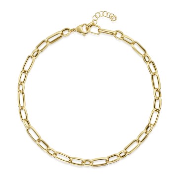 Gold Plated Multi Link Necklet