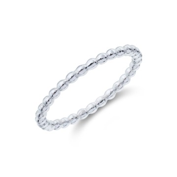 Silver Bead Ring