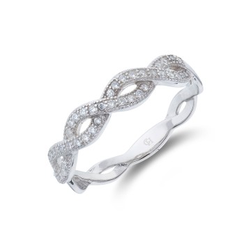 18ct White Gold Brilliant Cut 0.70ct Diamond Cluster Ring