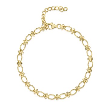 18ct Yellow Gold Vermeil Bracelet