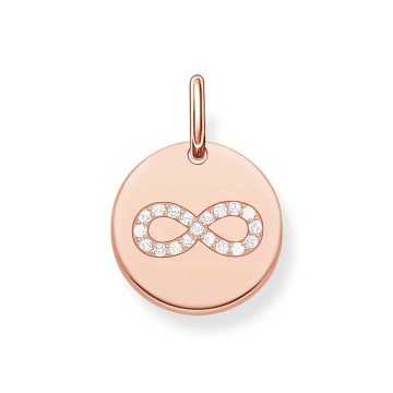 Thomas Sabo Rose Gold Infinity Love Circle Pendant LBPE0004-416-14