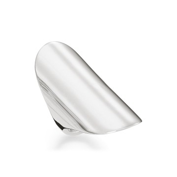 Thomas Sabo Sterling Silver Elongated Oval Ring TR2098-001-12