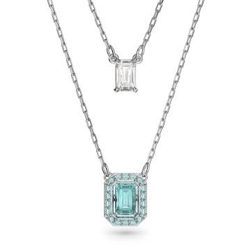 Swarovski Millenia Octagon Cut Layered Pendant Necklace 5640557