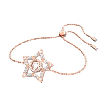 Swarovski Stella Rose Gold Plated Star Toggle Bracelet 5617882 1