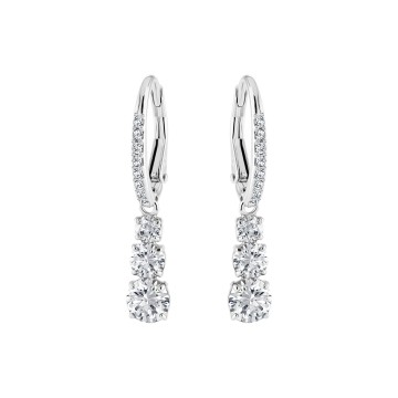 Swarovski Attract Crystal Trilogy Round Drop Earrings 5416155