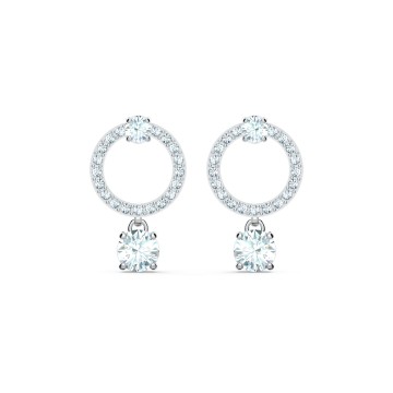 Swarovski Attract Circle Drop Earrings 5563278