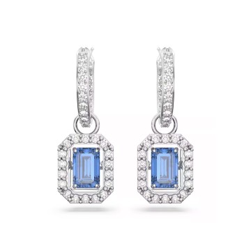 Swarovski Una Rhodium Plated Ladies Drop Earrings 5619500