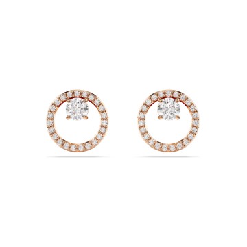Swarovski Constella Rose Gold-Tone Plated Stud Earrings 5692263