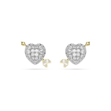 Swarovski Idyllia Crystal Heart with Arrow Stud Earrings 5737298
