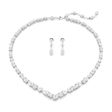 Swarovski Mesmera Mixed Cut White Rhodium Plated Jewellery Set 5674306