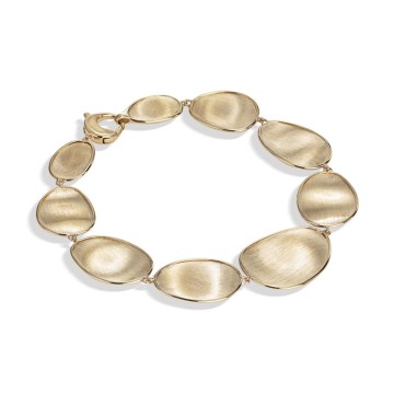 Marco Bicego Lunaria 18ct Yellow Gold Graduated Medium Bracelet BB1777 Y 02