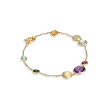 Marco Bicego Jaipur Colour Mixed Graduated Bracelet 18.5cm BB1485 MIX01 Y 02