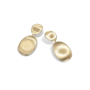 Marco Bicego Lunaria 18ct Yellow Gold Drop Earrings OB1345 Y 02