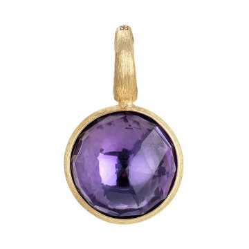 Marco Bicego Jaipur 18ct Yellow Gold Amethyst Charm PB1 AT01 Y 02 