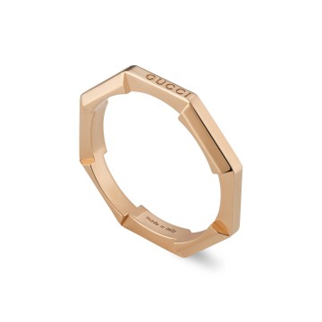 Gucci Link to Love 18ct Rose Gold Ring YBC662194003
