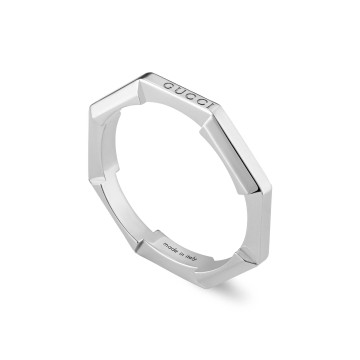 Gucci Link to Love 18ct White Gold Ring YBC662194004