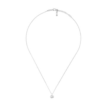 Gucci GG Running 18ct White Gold Necklace YBB481638002