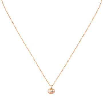 Gucci GG Running 18ct Rose Gold Pendant YBB687118002