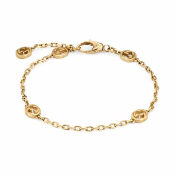 Gucci Interlocking 18ct Yellow Gold GG Bracelet YBA629904001 - Size S