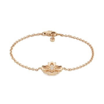 Gucci Flora Diamond Chain Bracelet YBA796247001 - Size M