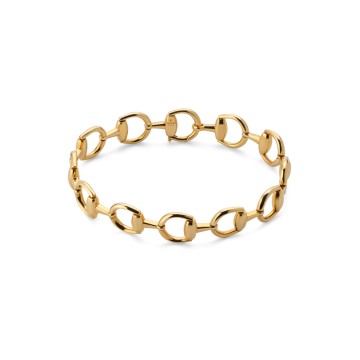 Gucci Horsebit 18ct Yellow Gold Bracelet YBA796185001
