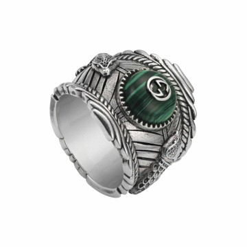 Gucci GG Running 18ct Yellow Gold Diamond Ring