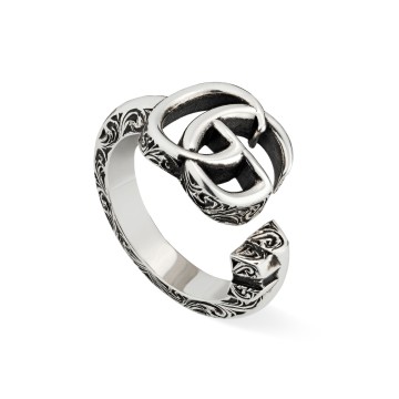 Gucci GG Marmont Sterling Silver Ring YBC627760001